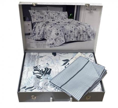 Постельное бельё "Maison D'or" BREEZE (серый) Тенсел, Евро
