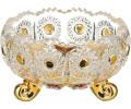 Конфетница "GOLD GLASS", диаметр 11 см