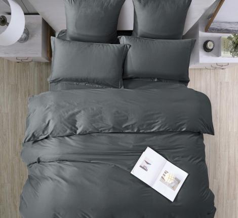 Постельное бельё "KARTEKS" Сатин однотонный SKO-028, Евро