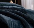 Покрывало "Sofi de Marko" Ноэль (синий) Велюр, 240х260