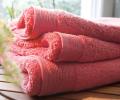 Полотенце махровое "Blanc des Vosges" UNI CORAIL (коралловый), 70х140