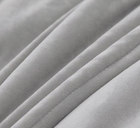 Постельное белье с одеялом "Sofi de Marko" Энрике (светло-серый) Велюр, 1,5 спальный