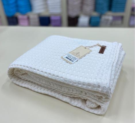 Покрывало вафельное "QUALITY" 160х200, кремовый