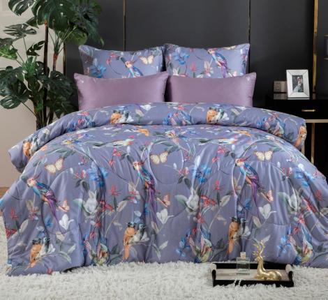 Постельное белье с одеялом "Kazanov.A." Эдем (аметист лаванда) Тенсел, 1,5 спальный