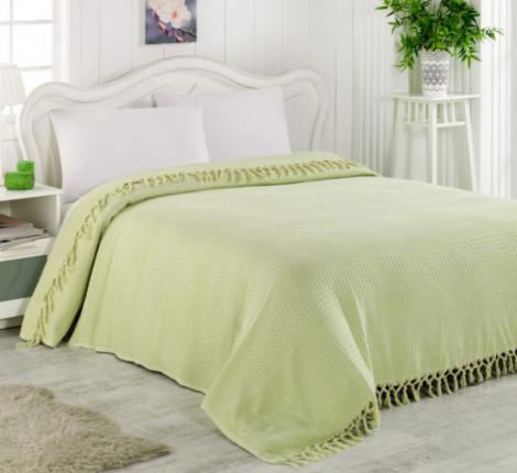 Покрывало "NICE BED SPREAD" салатовый, 220x240