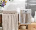 Комплект махровых полотенец "TWO DOLPHINS" (50x90/70х140) 2 шт. VENTU, бежевый