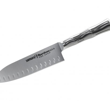 Нож кухонный &quot;Samura Bamboo&quot; Сантоку 137 мм, AUS-8