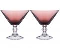 Набор бокалов для мартини 2 штуки "MIRAGE" PURPLE, 280 мл