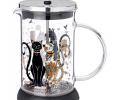 Френч-пресс "ПАРИЖСКИЕ КОТЫ", 600 мл