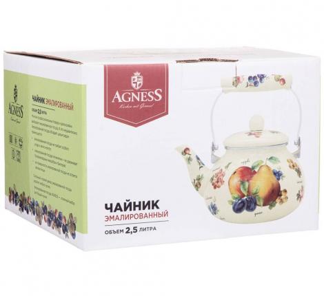 Чайник эмалированный "СЕКРЕТНЫЕ ИНГРЕДИЕНТЫ", 2,5 л