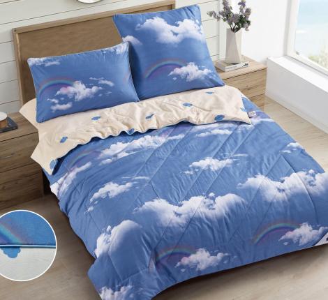 Постельное белье с одеялом "Tango" De Verano Y500-34 Микросатин, Семейный