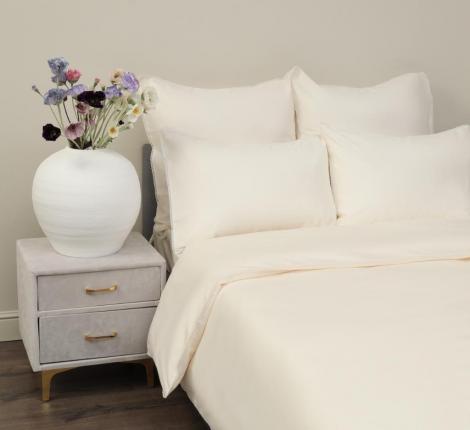 Постельное белье "Sofi de Marko" Милла (айвори) Сатин, Евро