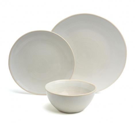 Набор посуды обеденный  BRONCO "CONCEPT" на 4 персоны, 12 предметов (бежевый)