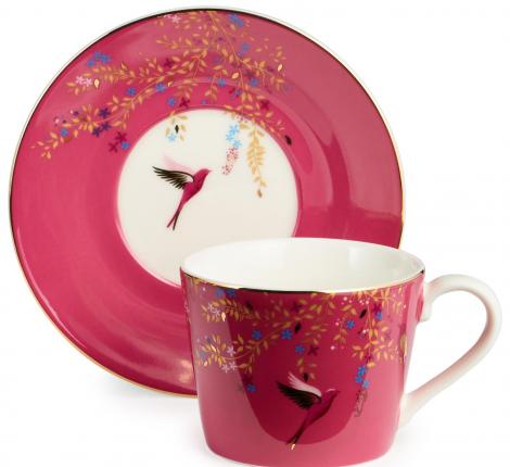 Чайная пара "GOLDEN BIRDS" 419-126, 220 мл
