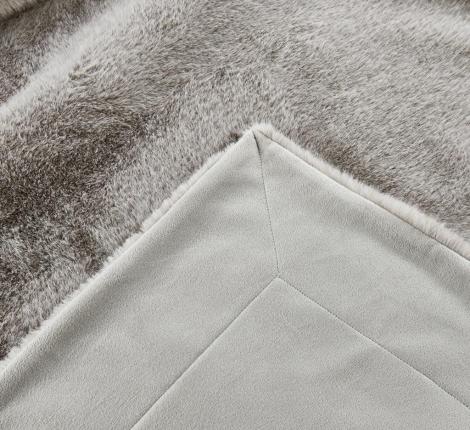 Плед "Sofi de Marko" Филиция (серый) Искусственный мех, 160х220