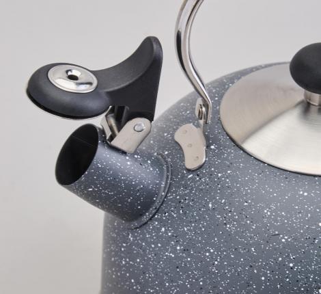 Чайник со свистком и складывающейся ручкой "AGNESS" 937-915, 2,5 л