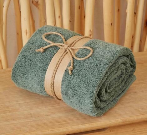 Полотенце для СПА Шанти 84х152, оливковый