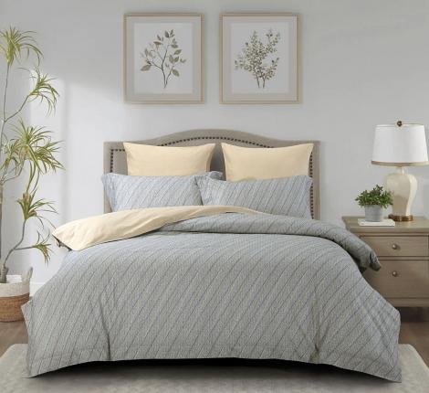 Постельное белье "Asabella" 2292-6 Фланель, Евро