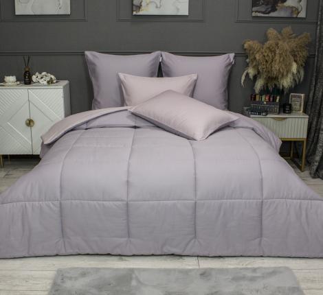 Постельное белье с одеялом "Kazanov.A." Шеффилд (лаванда жемчуг пудра) Сатин, Евро