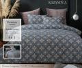 Постельное белье с одеялом "Kazanov.A." Аскания (капучино) Велюр/Egypt Cotton, 1,5 спальный