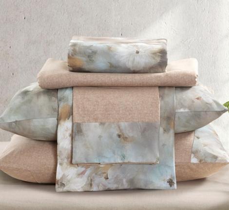 Постельное бельё "KARTEKS" жаккардовый сатин АКВАРЕЛЬ CVP 08, Евро