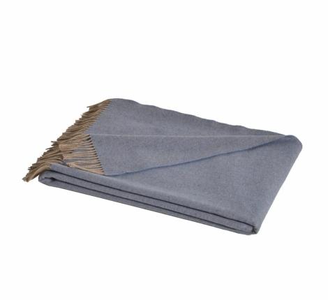 Плед шерсть мериноса "Blanc des Vosges" JAZZ jean, 130х170