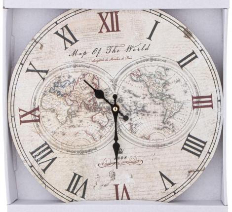 Часы настенные кварцевые "LOFT" 105-227, диаметр 33.8 см