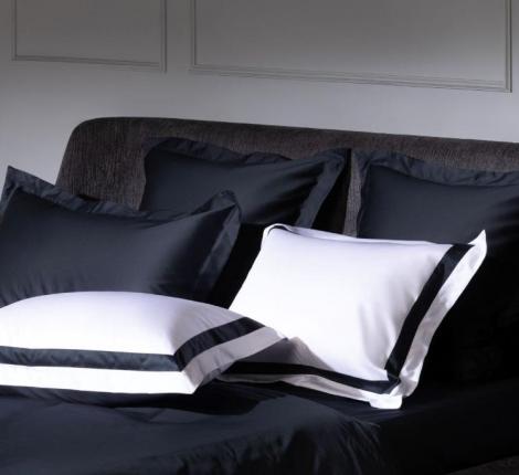 Наволочка с широкой отделкой "ALPINE DARK ONYX ALLURE GRASS" Мако-Сатин, 50х70 (2шт)