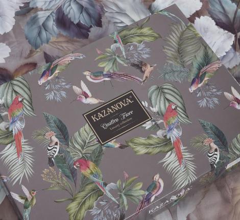 Постельное белье с одеялом "Kazanov.A." Вайнона (капучино) Велюр/Egypt Cotton, Евро