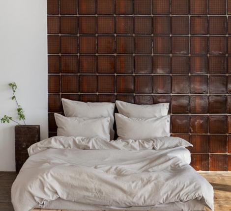 Постельное бельё Luxberry "ЛЁН И ХЛОПОК" Семейный, натуральный