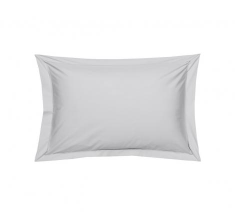 Наволочка "Blanc des Vosges" перкаль 50х70, platine (светло-серый)