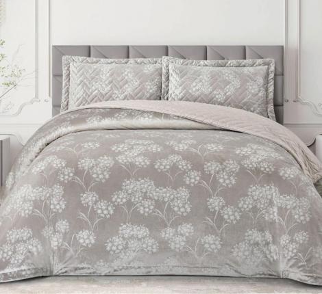 Покрывало велюровое Valtery PMST-33, 240х260 (наволочки 50х70-2шт.)