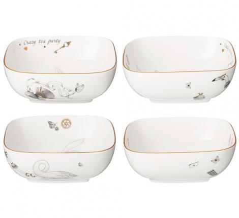 Салатник квадратный "WONDERLAND", 15*15*5,5 см