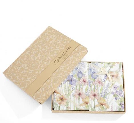 Постельное белье "Asabella" 2351-7 Сатин, Семейный