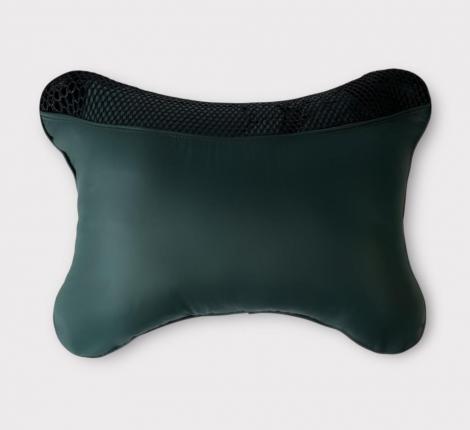 Дорожный плед-пончо пуховый "Travel Cape Plaid Grass" DARK GREEN, 130х170