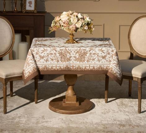 Скатерть с пропиткой SANTALINO "ROYAL GARDEN" 110х140 см, белый