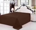 Простынь сатин темно-коричневая (PRC-05), 160x220