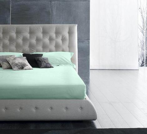 Простыня на резинке "Primavelle" Сатин ДеЛюкс 90х200, Мята