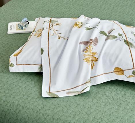 Постельное белье с одеялом "Asabella" 1868-OSPS Сатин ДеЛюкс, 1,5 спальный