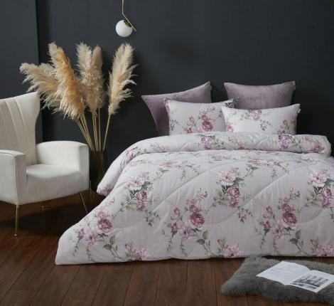 Постельное белье с одеялом "Kazanov.A." Мери (роза антика) Велюр/Egypt Cotton, Евро