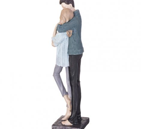 Статуэтка "ПАРА" серия "LOVE STORY", 9,5*9,5*33,5 см