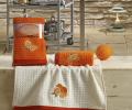 Кухонные полотенца &quot;KARNA&quot; LEMON 45x65 1/2 Оранжевый, V1