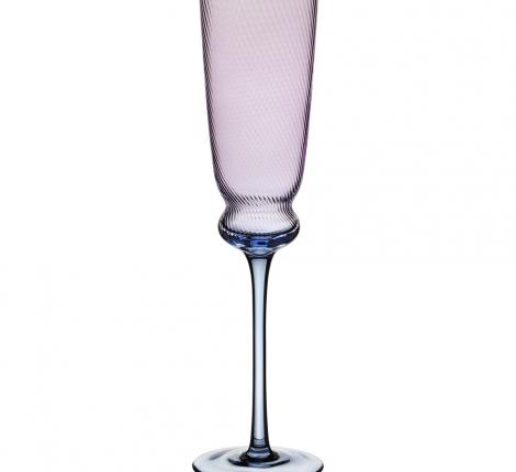 Набор бокалов для шампанского 2 штуки "TWIST&SHINE" PURPLE, 210 мл