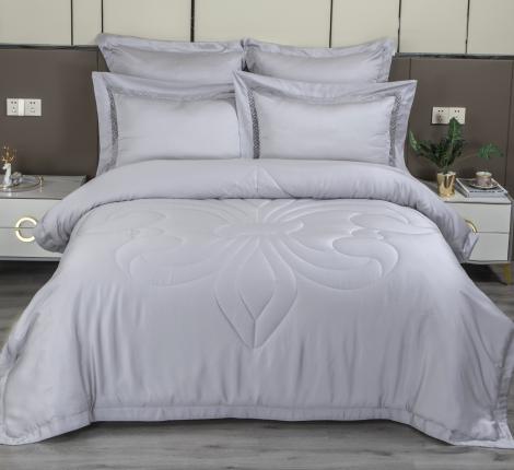 Постельное белье с одеялом "Kazanov.A." Laura (лаванда жемчуг) Тенсел, Евро