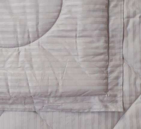 Постельное белье с одеялом "Sofi de Marko" Федерико (пепел лиловый) Страйп Сатин, Семейный