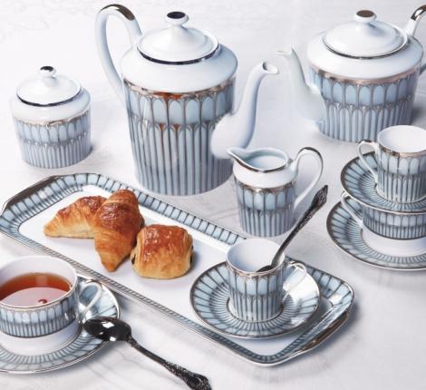 Молочник "ARCADES GRIS PLATINE" 150 мл, лиможский фарфор