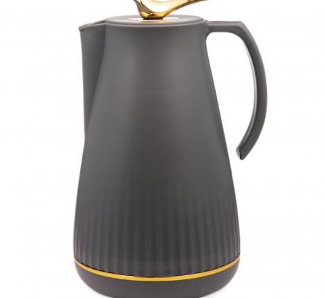 Термос со стеклянной колбой (с клапаном) "AGNESS" 734-202, 950 мл