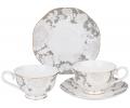 Чайный набор "НЕЖНОСТЬ" на 2 персоны, 4 предмета (250 мл)