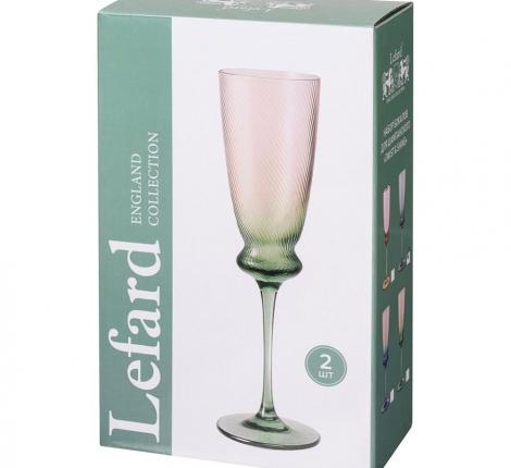 Набор бокалов для шампанского 2 штуки "TWIST&SHINE", 210 мл