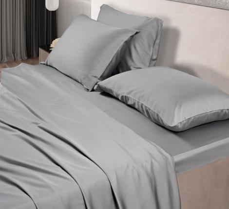 Постельное бельё Sharmes "Bamboo" Евро, серый